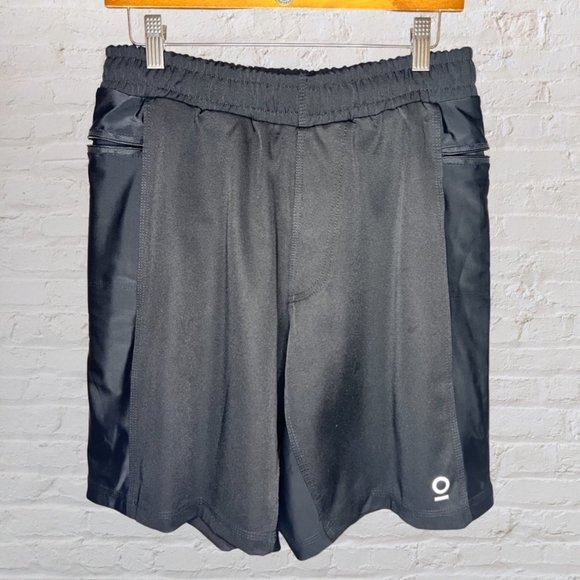 Men's Optimal Human Black Athletic Shorts with Pocket Details - M. - Picture 2 of 5